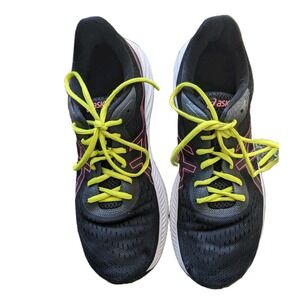 ASICS Gel Excite‎ Black Hot Pink Neon Yellow Style 1012A916 Women's Size 10.5